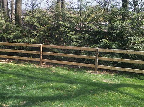 Currently, most split rails are made from cedar. Sabia Split Rail Horse Fence | Sabia Landscaping & Tree ...