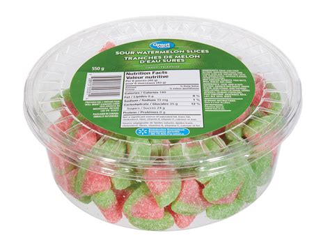 Great Value Sour Watermelon Slices Candy Walmart Canada