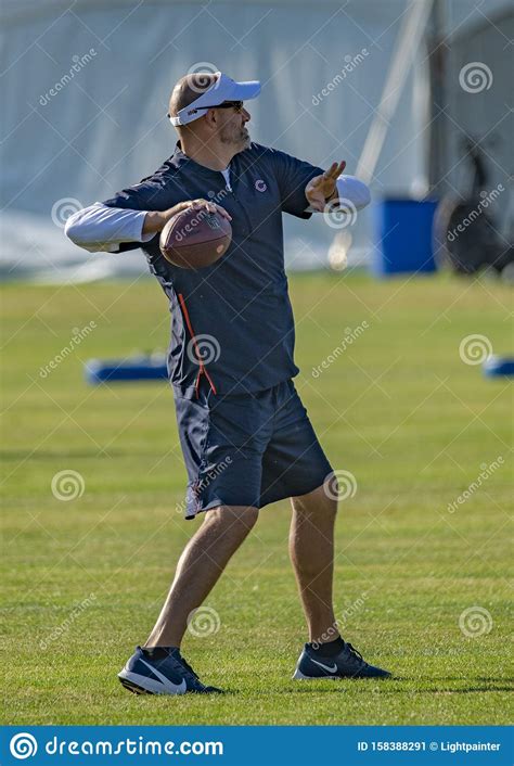 2019 Chicago Bears Training Camp, Head Coach Matt Nagy Editorial Photo