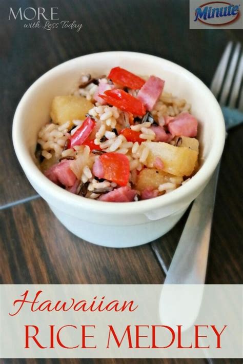 Hawaiian Rice Medley More With Less Today