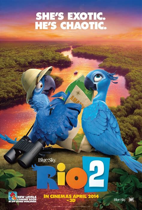 Pósters De La Película Rio 2 Proyector Xd