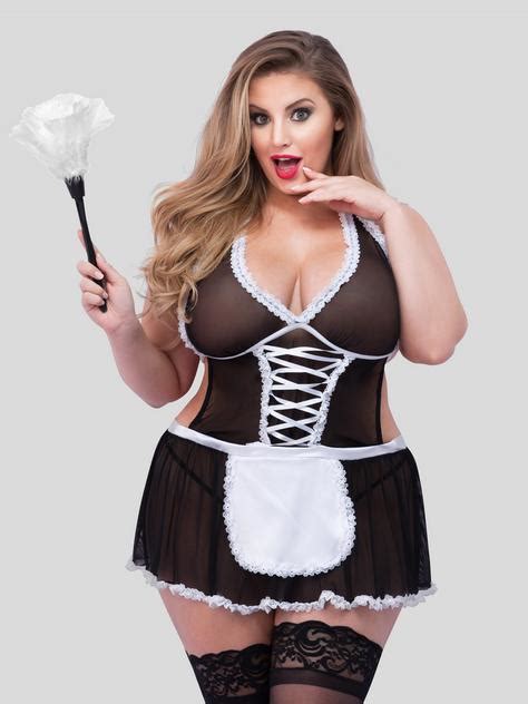 fantasy curve plus size sexy french maid outfit