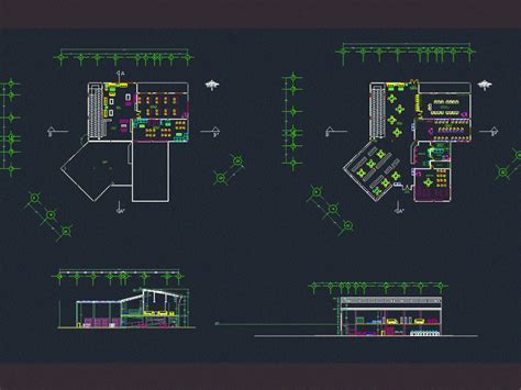 Plans Education Center Dwg Full Project For Autocad Designs Cad