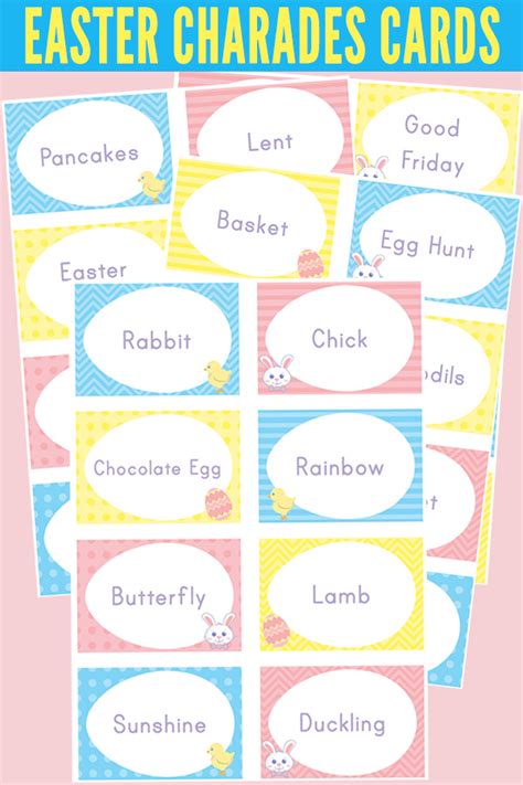 We did not find results for: Easter Charades: Printable Charades Cards for Kids