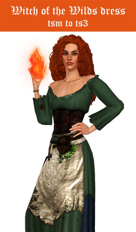 Halloween T Tsm To Ts3 Witch Of The Wilds Dress By Amaryll 🧙‍♀️