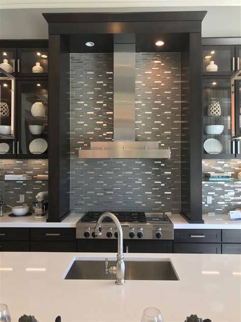 Modern Tile Backsplash In The Kitchen Makes Cooking A Little Easier To