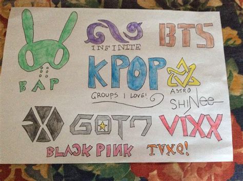 Kpop Logo Drawings K Pop Amino