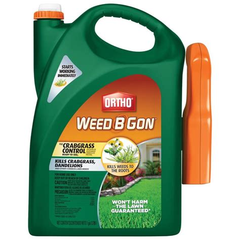 Ortho 0438580 grass b gon garden grass killer. Shop ORTHO Weed B Gon 1-Gallon Weed Killer Plus Crabgrass ...
