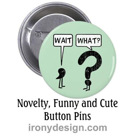 funny and cute novelty buttons pinback and pins