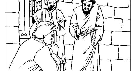 Joseph In Jail Coloring Page Coloring Pages