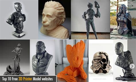 Stl files for 3d designers and makers, share free and paid guaranteed 3d printable models. Top 10 Free 3D Printer Model websites - Download free ...