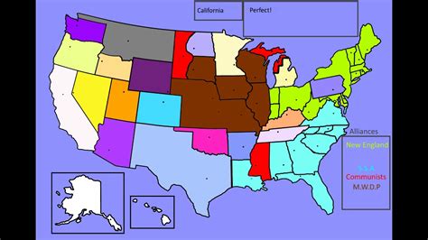 Disunited States Of America Map Peatix