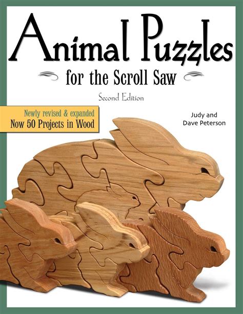 Animal Puzzles For The Scroll Saw 2nd Edn Book By Judy Peterson