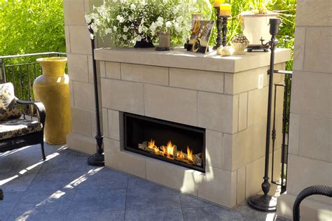 Yes, no place to put it in the fireplace. Valor | Outdoor Fireplaces