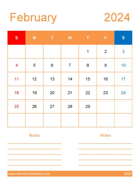 February 2024 Calendar Free Printable Calendar Monthly Calendar