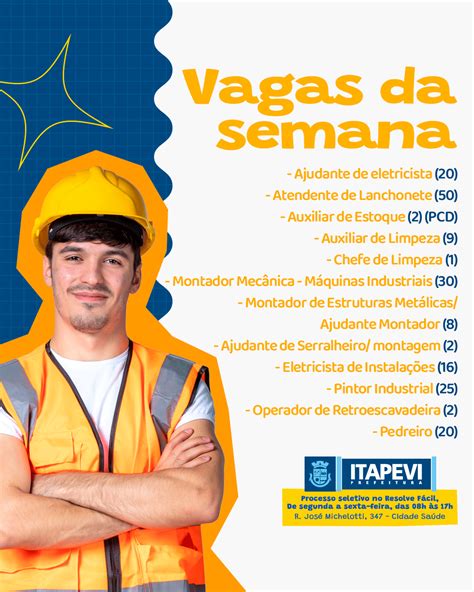 Prefeitura De Itapevi Oferece 103 Vagas De Trabalho Agência Itapevi