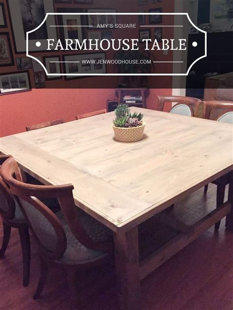 Chairish.com has been visited by 10k+ users in the past month How To Build A DIY Square Farmhouse Table Plans ...