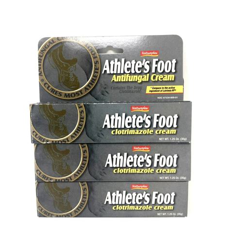 Natureplex Athletes Foot Antifungal Cream 125 Oz 3 Pack Walmart
