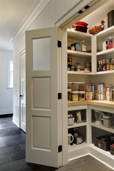 Your home may have been built with a pantry or one could've been installed after the home was built. 53 Mind-blowing kitchen pantry design ideas