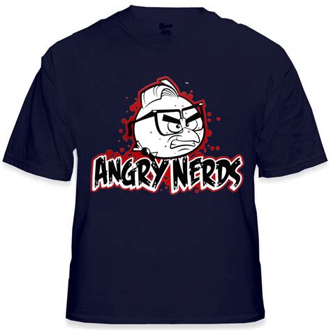 Funny Shirts Angry Nerds Mens T Shirt Bewild