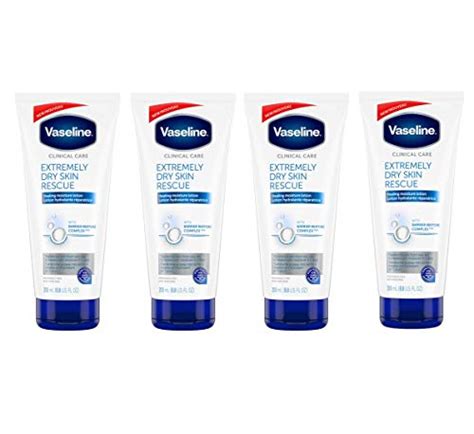 Vaseline Clinical Care Extremely Dry Skin Rescue Pack Of 4 Tubes 6