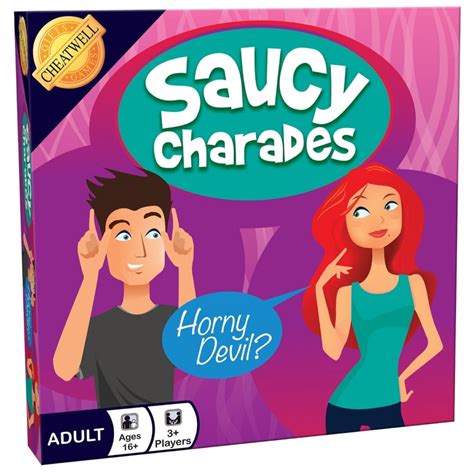 Saucy Charades Board Game Uk
