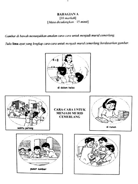 Semangat kejiranan semakin hari semakin luntur dalam kalangan masyarakat. Ramalan UPSR 2017 BM Penulisan