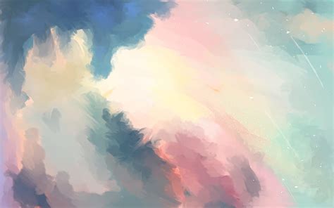 X Px Free Download HD Wallpaper Pink And Blue Abstract Painting Digital Art Artwork