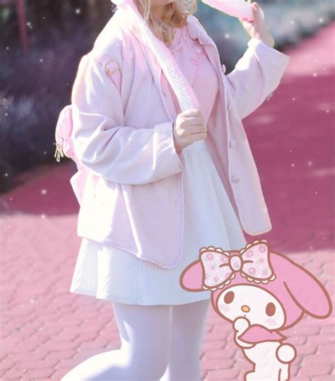 Instagram Holidoli My Melody Outfit Sanrio Outfits Sanrio Outfit Aesthetic My Melody Outfit