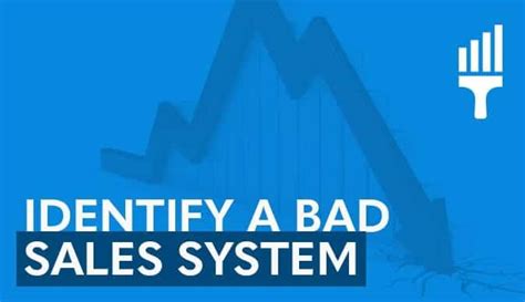 Identify A Bad Sales System