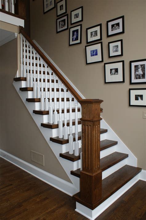 Squared Treads Traditional Staircase Atlanta By Vision