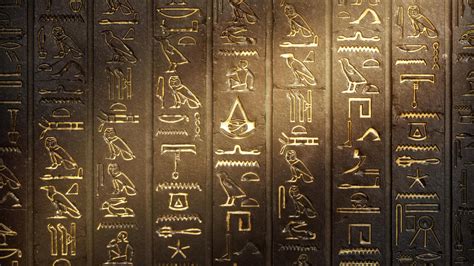 Egyptian Hieroglyphs Sacred Carvings Ancient Writing Iconic Etsy