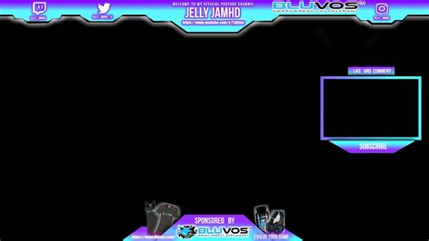 Youtube Overlay Gaming Desain