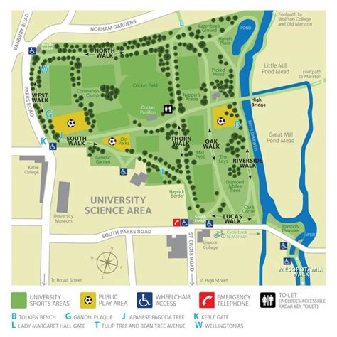 University Park Campus Map Dibandingkan