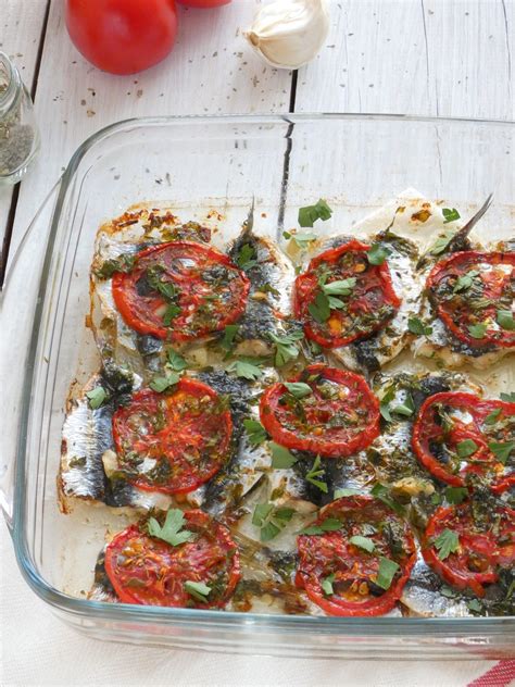 oven baked sardines with tomato and parsley my baking saga