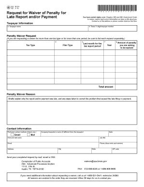 Request for waiver of penalty on late disbursement project property lot no purchase price facility financier : form 940 late filing penalty - Edit, Fill, Print & Download Online Templates in Word & PDF from ...