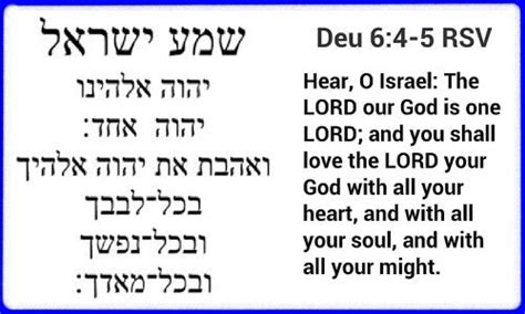 The Shema Hebrew Words Learn Hebrew Shema