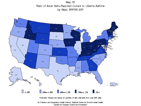 Johnson & johnson's stock surged on tuesday after the company released its earnings, surpassing wall street's estimates amid the coronavirus. Asthma - BRFSS 2011 - Map R1 (color) Ratio of Adult Self-Reported Current to Lifetime Asthma by ...