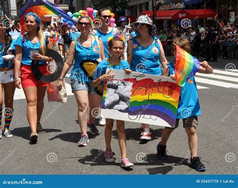 Nyc Gay Pride Parade Editorial Image Image Of Sign