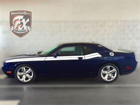 Dodge Challenger Stripes Racing Stripes Rt Graphics Streetgrafx