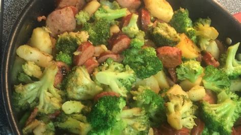 This page contains recipes using kielbasa or polish sausage. Easy Kielbasa Skillet Dinner Recipe - Allrecipes.com