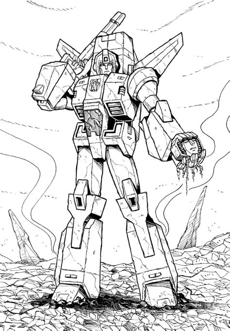 This transformer coloring pages starscream will make your world extra fun. Transformers Starscream G1