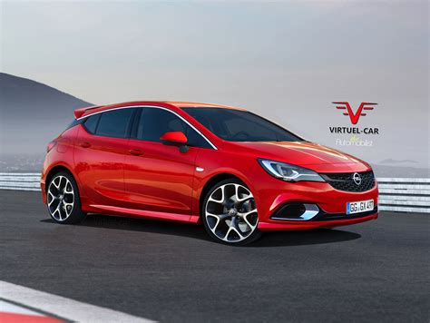 2017 Opel Astra Opc Gets Rendered Proves Hot Hatches Are Turning Into