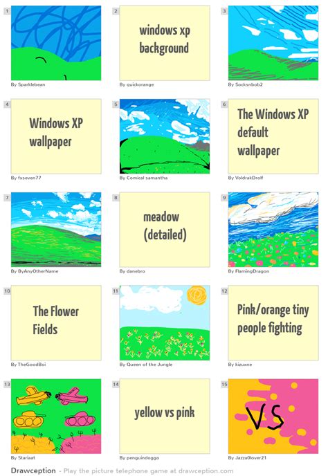 Windows Xp Background Drawception
