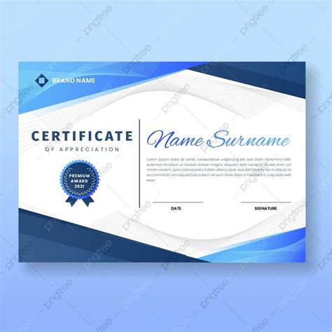 Modern Certificate Design Template Template Download On Pngtree