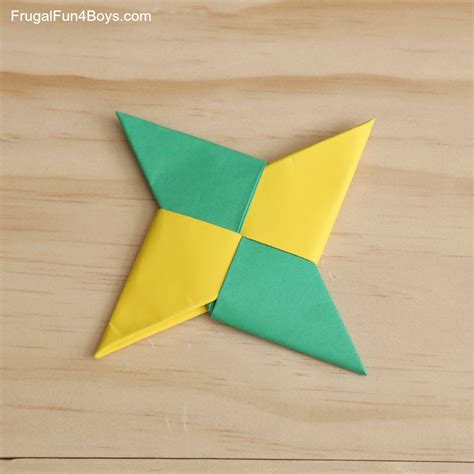 Origami Ideas How To Make Paper Ninja Stars With Sticky Notes