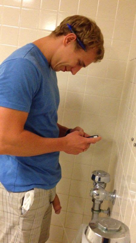 Men Pissing In Public Bathroom Cumception