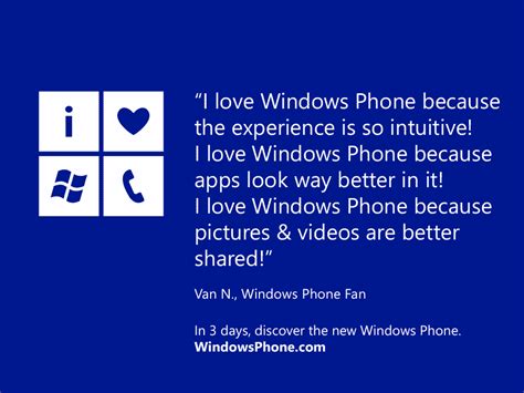 I Love Windows Phone3 Days More To The Release Of Windows Phone 8