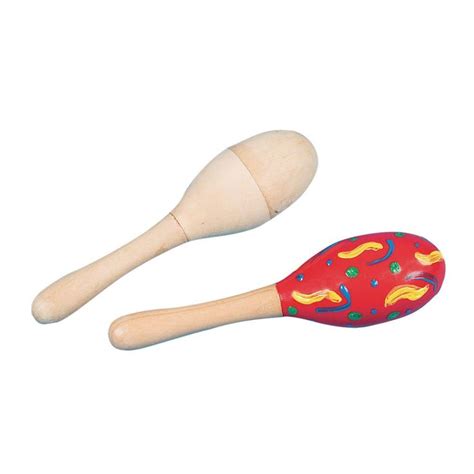 Buy Wooden Maracas Craft Kit Pack Of 12 At Sands Worldwide In 2020