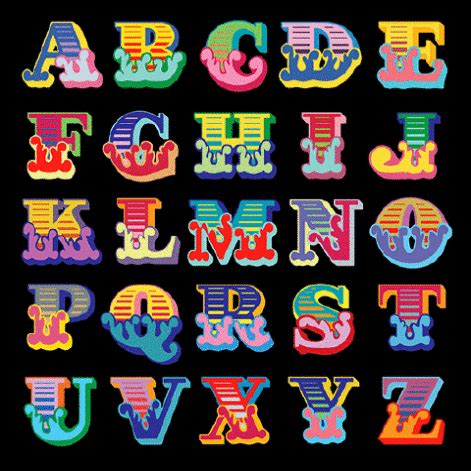 Some of these letters have been mapped for ease of finding. Ben Eine Drops His Latest 'Alphabet' Lenticular - Enter ...